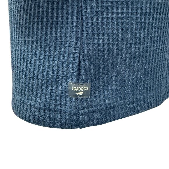 Toad&Co Hoodie Dress Womens M Blue Recycled Polyester Bitterroot Long Sleeves - Picture 7 of 9